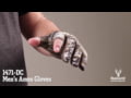 Light Weight Soft Shell Glove w/ 1/2 Fingers - Men's