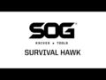 SOG Survival Hawk with Paracord Wrapped Handle SK1001