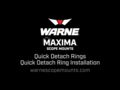 Warne Quick Detach Rings
