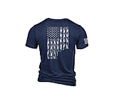 Image of Nine Line Shark Flag T-Shirt Navy XL 0103557D