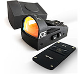 Image of ADE Advanced Optics Delta RD3-012 1x Reflex Red Dot Sight w/Optic Mount Plate S&amp;W MP/MP 2.0 Shield/Standard Picatinny Mount