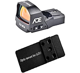 Image of ADE Advanced Optics RD3-015 PRO Shake Awake 1x Reflex Red Dot w/SAR9 Optic Mount Plate