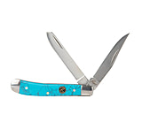 Image of Cupped Waterfowl Outdoors ABKT Roper Peanut Knife 2 Blades Turquoise 59F75CD5