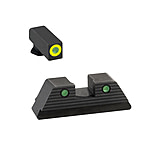 AmeriGlo Trooper Sets of Pistol Tritium Night Sights for Glock 20,21,29,30,31,32,36,40,41, Green, GL-820