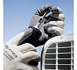 Image of Ansell Healthcare HyFlex Foam Gloves, Ansell 205676 Black Gloves With Gray Liner, Pack of 12