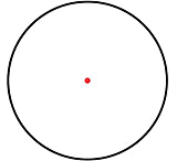 Image of AT3 Tactical 1x23mm 2 MOA Red Dot Micro Red Dot Reflex Sight w/ .83'' Height Riser