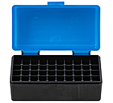 Image of Berrys 44661 405 Ammo Box 223 Rem,5.56x45mm NATO 50rd Blue Lid W/Black Bottom