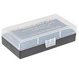 Image of Berrys 67425 408 Ammo Box 40 S&amp;W,45 ACP 50rd Clear Lid W/Black Bottom