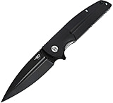 Image of Bestech Knives Fin Linerlock Black SW Folding Knife