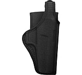 Bianchi 7115 Vanguard Mid-Ride Duty w/ Jacket Slot Belt Loop Holster, Right Hand, Black, 18535