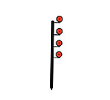 Image of Birchwood Casey 47424 World Of Targets Dueling Tree 22 Rimfire Target 30.5&quot; X 1
