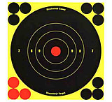 Image of Birchwood Casey Shoot-N-C Targets 6 Inch Round Bullseye 12 Targets 48 Pasters 34512