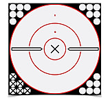 Image of Birchwood Casey Shoot-N-C White/Black 12 Inch Round Bullseye 5 Plus 120 Pasters 34019