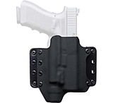 Blackpoint Tactical Leather Wing Light Mounted OWB Holster, Glock 17 with TLR-7, Right Hand, Kydex Black, 151566