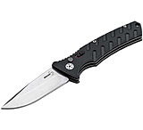 Image of Boker 01BO457 Plus Strike Auto Pocket 3.35&quot; Drop Point Plain Black D2 Steel Blad