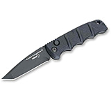 Image of Boker 01KALS101 Kalashnikov 3.35&quot; Tanto Plain Black D2 Steel Blade Aluminum Han