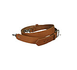 Image of Boston Leather 1.5inch Radio Strap No Lines Black Leather Size Xl