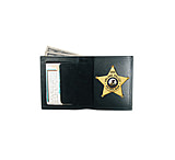 Image of Boston Leather Book Style Badge Case Wallet