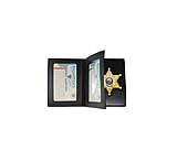 Image of Boston Leather Book Style Badge Casew/2 Id So