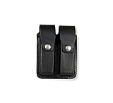 Image of Boston Leather Doub Mag Pouch 9mm Pl Bl Bask