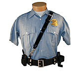 Image of Boston Leather Sam Browne Shoulder Straps w/Belt Keeper D-Rings