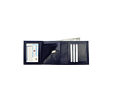 Image of Boston Leather Tri-fold Wallet Badgecase With