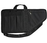 Image of Bulldog Cases &amp; Vaults Extreme Black With Black Trim 25In Fits Sub Machine Guns