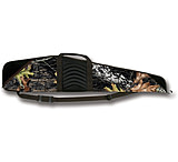 Image of Bulldog Cases &amp; Vaults Pinnacle 44&quot; Rifle Case - RealTree Camo with Brown Trim &amp; Black Leather BD205-44