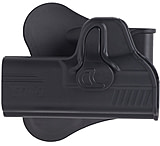 Image of Bulldog Cases &amp; Vaults Rapid Release Polymer Holster With Paddle For Glock 42 Black Right Hand RR-G42
