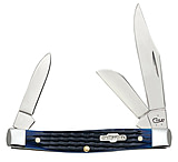 Image of Case Blue Bone Rogers Corn Cob Jig Medium Stockman Folding Knife