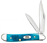 Image of Case Caribbean Blue Bone - Sawcut Jig Peanut Folding Knive