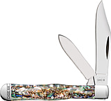 Image of Case Swell Center Jack Abalone Stainless Steel Folding Knife