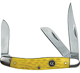 Image of Cattleman'S Cutlery Signature Stockman Yellow Folding Knife