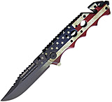 Image of Combat Ready Flag Linerlock Folding Knife Assisted Opening Folding Knife