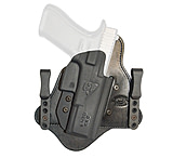 Comp-Tac MTAC Premier IWB Hybrid Concealed Carry Holster, Springfield Armory XD/Springfield Armory XD-M/Springfield Armory XD Mod2 4in, Left Hand, Black Leather/Kydex, C225SF200LBSN