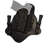 Comp-Tac Spartan IWB Hybrid Holster- Single Layer Backing, FN - 5.7 Square Guard, Right Hand, Standard Clip, Black, C231FN034RBSN