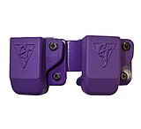 Comp-Tac Twin Belt Clip Mag OWB Kydex, Size 11 - Brt 92/96, Sig P365, CZ 75, Sig P226 9/40, Spg XD 9/40, PPQ 9/40, Left Hand, Purple, C62311000LPUN