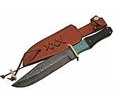 Image of Damascus Bowie Fixed Blade Knife