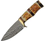 Image of Damascus Burnt Hunter Knife