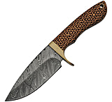 Image of Damascus Celtic Knot Hunter Knife