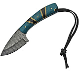 Image of Damascus Hunter Turquoise Knife