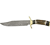 Image of Damascus Iron Maiden 13.88" Fixed Blade Bowie Knife