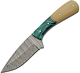 Image of Damascus Camel Bone 4in Skinner Knife