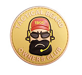 Image of DDT Rubber Morale Patch - Beard