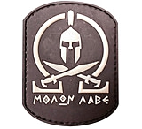 Image of DDT Rubber Morale Patch - Molon Labe