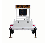 Image of Decatur OnSite 400 Speed Radar Display Trailer w/ LED Message Board, MPH or KPH