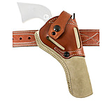 DeSantis The Wild Hog OWB Leather Belt Holster, Ruger Single Six 5 1/2in, Ambidextrous, Plain, Natural, 189NJ1QZ0