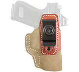 DeSantis Transit Leather IWB Holster, Glock, Walther, SIG Sauer, Heckler &amp; Koch, Ambidextrous, Kydex, Natural, 215NJB6Z0