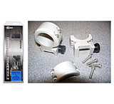 Image of DNZ Products Freedom Reaper 2-Piece 1&quot; Mounts Black/Silver Finish