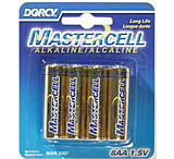 Image of Dorcy AA Mastercell Alkaline Batteries - 8 Per Card 41-1628